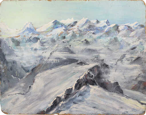 Кент Рокуелл. Пейзаж с горами